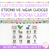 Strong vs. Weak Choices | Classroom Behavior Management | 