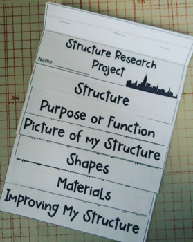 Preview of Structure Flipbook (Grade 3)