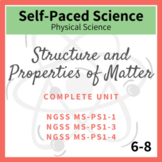 Structure & Properties of Matter Unit for NGSS MS-PS1-1, M