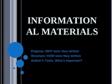 Structure of Informational Materials: Newspapers, Magazine