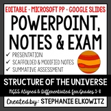 Structure of the Universe PowerPoint, Notes & Exam - Googl