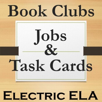 Preview of Structured Book Clubs - Jobs and Task Cards - Any Genre!!!