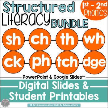 Preview of Consonant Digraphs and Trigraphs Phonics Lessons Bundle | Structured Literacy