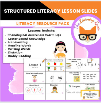 Preview of Structured Literacy Lesson Slides Bundle