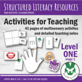 Structured Literacy Multisensory Activities for Teaching L