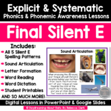 Silent E Phonics Lessons | Structured Literacy | Science o