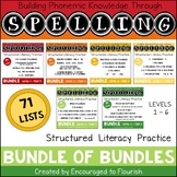 Structured Literacy Spelling Bundle Levels 1 - 6   CLOSED,