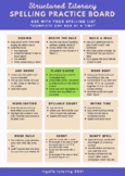 Structured Literacy Spelling Choice Boards (2)