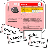 Structured Synthetic Phonics - Possum - schwa game