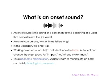 Preview of Structured Literacy & the Science of Reading: What is an Onset Sound?