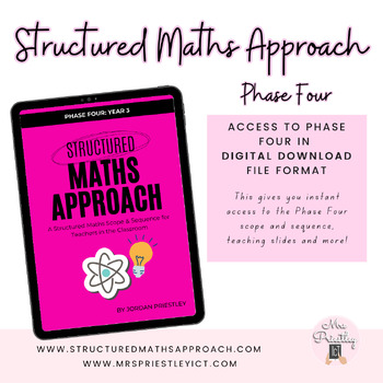 Preview of Structured Maths Approach Phase Four - DIGITAL