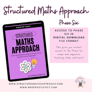 Preview of Structured Maths Approach Phase Six - DIGITAL