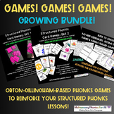 Structured Phonics Games- GROWING BUNDLE! OG aligned