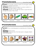 Structured Play Task Cards by Autism Classroom