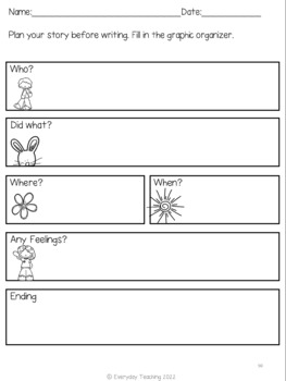 Simple Writing Worksheets: Special Education, Autism | TPT