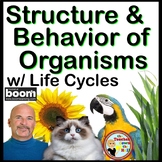 Structures and Behaviors of Organisms Boom Cards I Living 