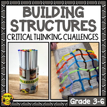 Preview of Structures and Materials Critical Thinking and Problem Solving Challenges
