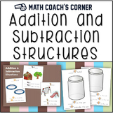 Structures of Addition and Subtraction Problems