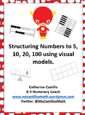 Structuring Numbers 5, 10, 20, 100 AVMR Math Station Activ