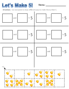 Preview of Structuring Numbers to 10 worksheets