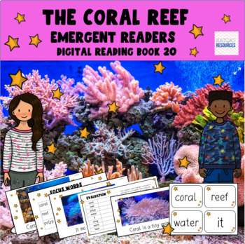 Preview of Struggling Readers - Google Slides™ ebook - Book 20 - The Coral Reef