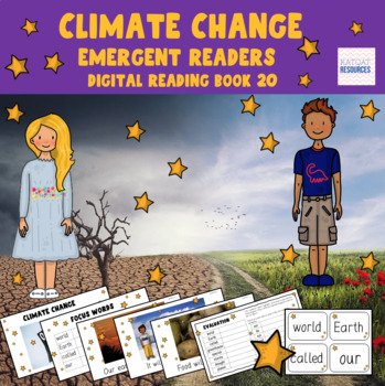 Preview of Struggling Readers - Google Slides™ ebook - Book 21 - Climate Change