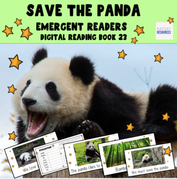 Preview of Struggling Readers - Google Slides™ ebook - Book 22 - Save The Panda
