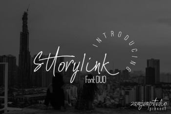 Preview of Sttorylink font duo