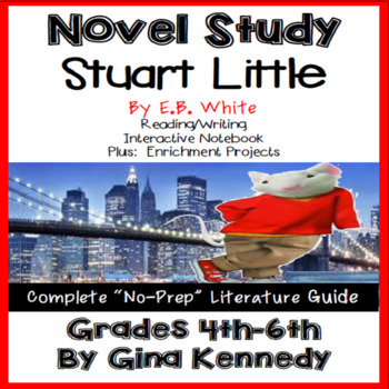 Preview of Stuart Little Novel Study & Project Menu; Plus Digital Option