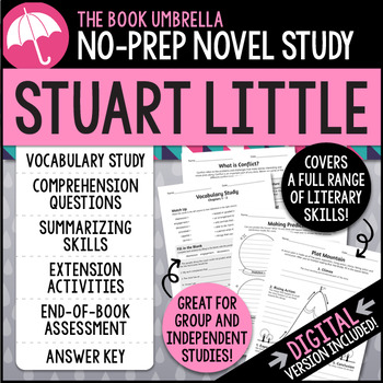 Preview of Stuart Little Novel Study { Print & Digital }