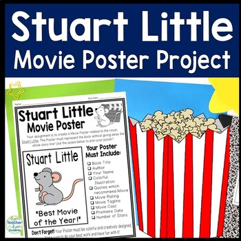 Preview of Stuart Little Project: Make a Movie Poster! {Stuart Little Book Report}