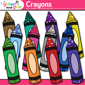 Crayon Clipart Back to School Graphics Crayon Graphics School Supplies Back to School Clipart School Student Clipart COMMERCIAL USE