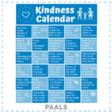 Kindness + Gratitude Activities Calendar: 30 Simple, Fun+C