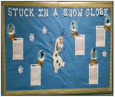Stuck in a Snow Globe Bulletin Board (Writing and Craft)