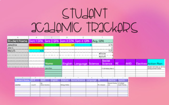 Preview of Student Academic Trackers