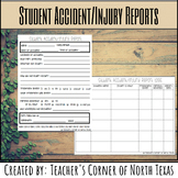 Student Accident/Injury Report and Logs