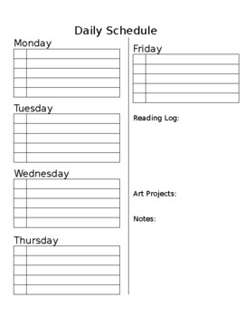 Preview of Student Accountability - Weekly Assignment Checklists