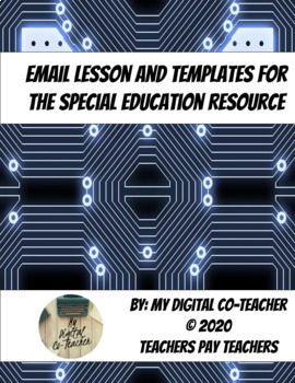 Preview of Student Advocacy & Etiquette Lesson on Email Special Education Resource