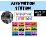 Classroom Affirmation Station - FREEBIE