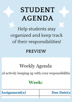 Preview of Student Agenda