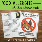 Student Allergy Classroom Forms