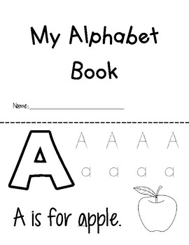 Student Alphabet Book by Kristy's Kurriculum | TPT