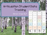Student Articulation Data Sheet