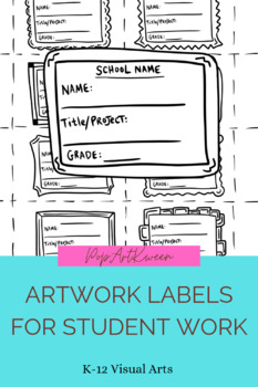 Preview of Student Artwork Labels