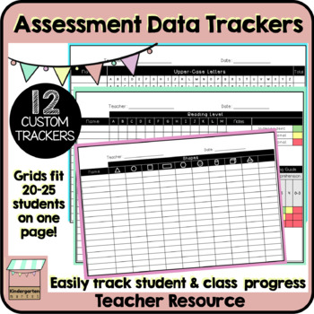 Preview of Student Assessment Data Tracking Forms | Teacher Data Collection Binder Notebook