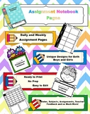 Student Assignment Notebooks