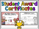 EOY End of Year Student Award Certificates
