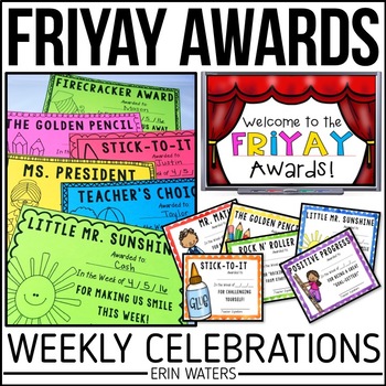 Preview of Student Awards - Fun Friday - End of the Year Awards