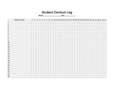 Student Behavior/Conduct Log
