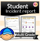 Student Behaviour Incident Report